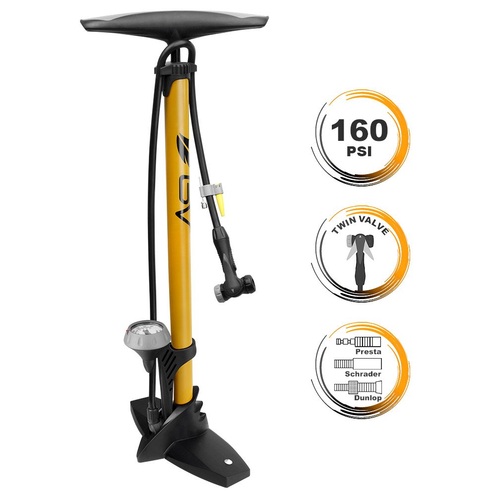 BV Bicycle Ergonomic Bike Floor Pump