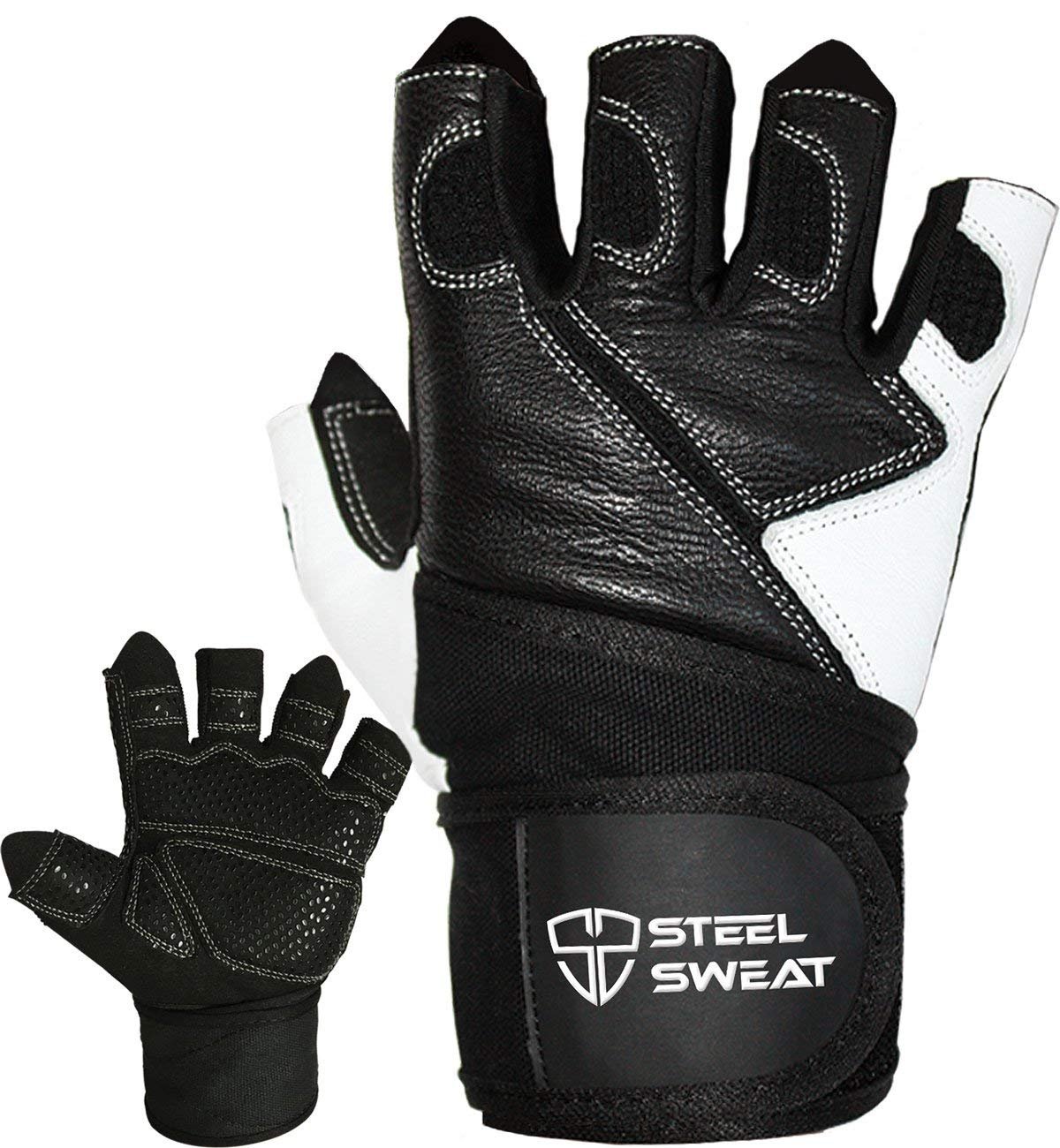 Steel Sweat Weight Lifting Gloves